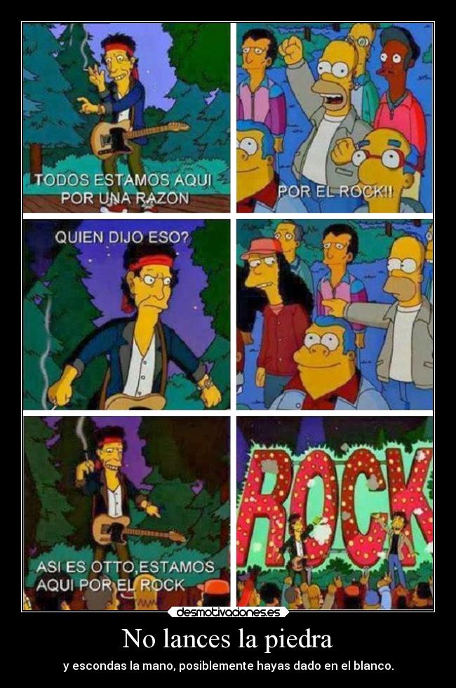 No lances la piedra - y escondas la mano, posiblemente hayas dado en el blanco.