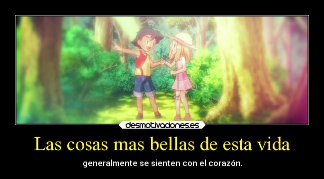 Las cosas mas bellas de esta vida -
