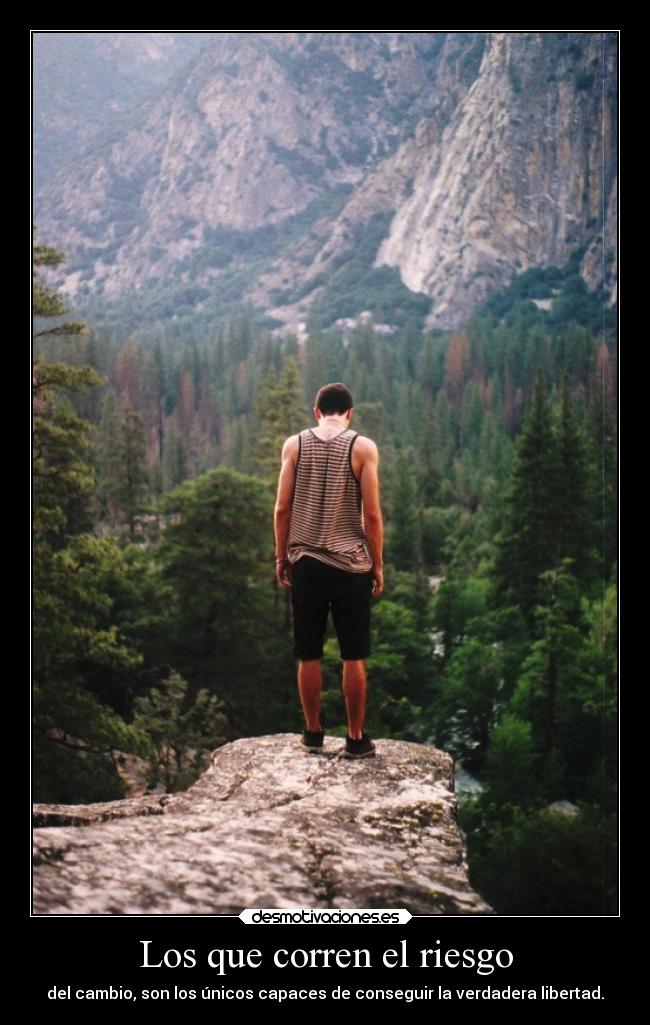 carteles vida desmotivaciones correr elriesgo cambios desmotivaciones