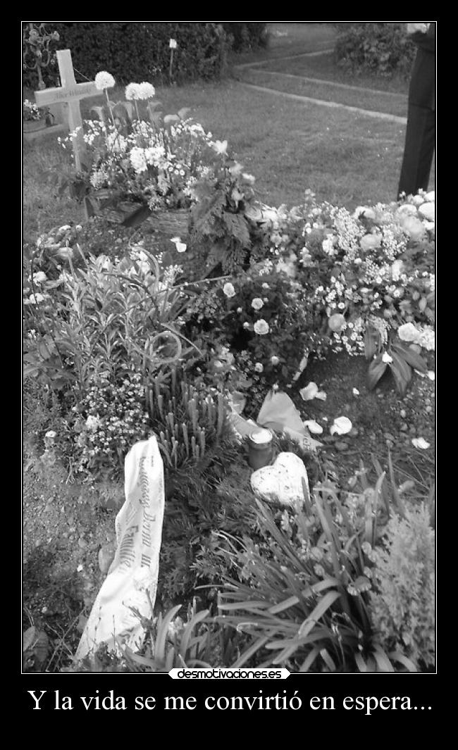 Y la vida se me convirtió en espera... - 