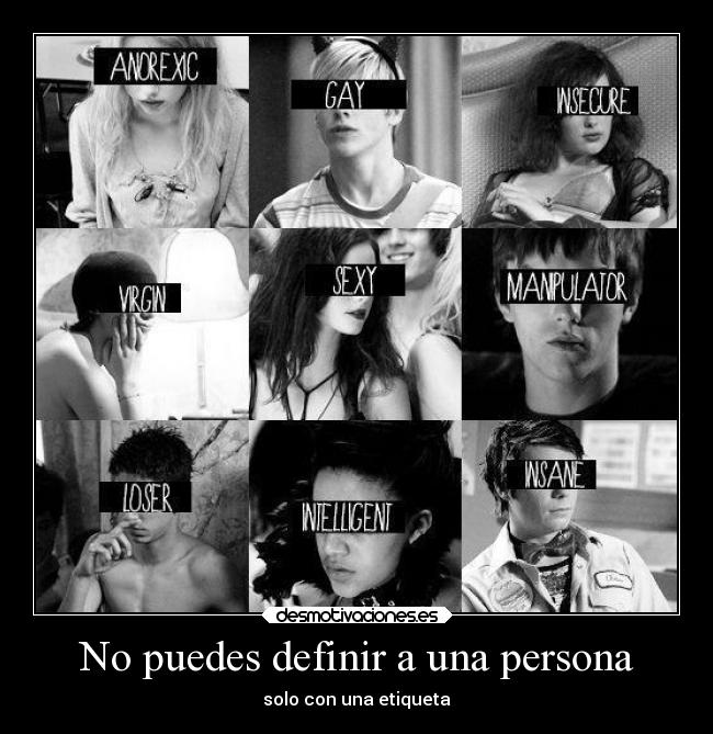 carteles vida obstaculos miedo etiquetas estereotipo desmotivaciones