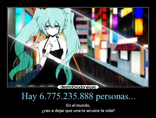 carteles vida vocaloid miku acute desmotivaciones