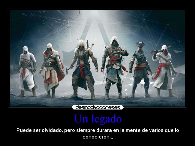 carteles videojuegos assassins creed legado desmotivaciones