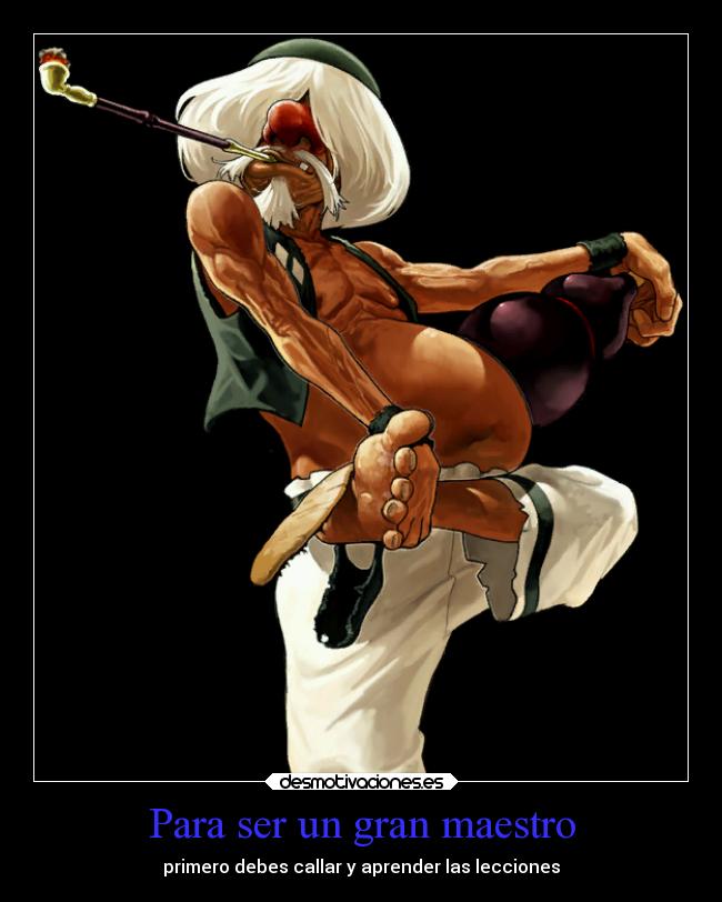 Para ser un gran maestro -