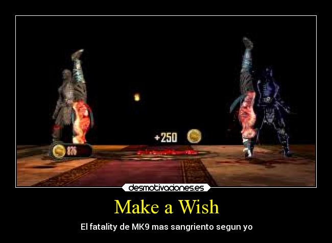 Make a Wish - El fatality de MK9 mas sangriento segun yo