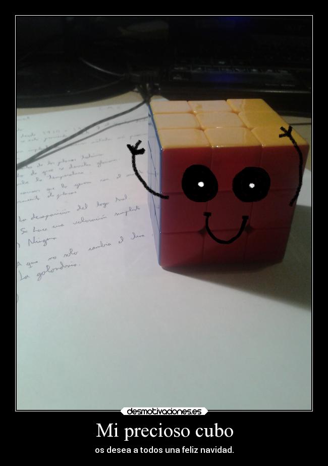 Mi precioso cubo -