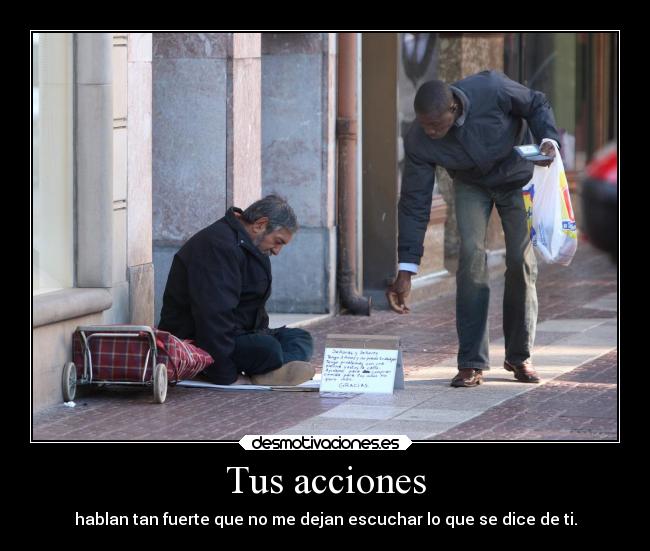 Tus acciones -