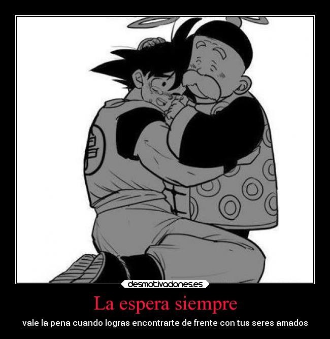 La espera siempre - vale la pena cuando logras encontrarte de frente con tus seres amados