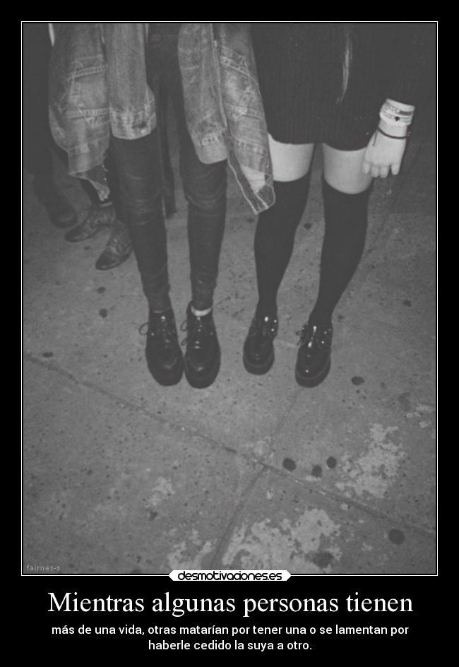 Mientras algunas personas tienen -