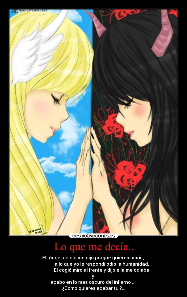 Lo que me decía.. -