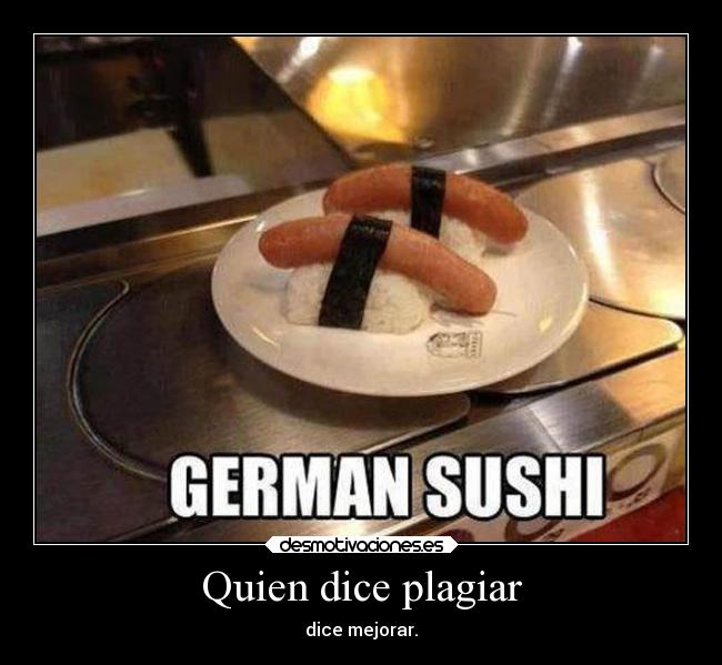 Quien dice plagiar -