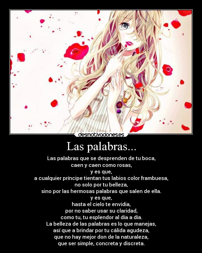 Las palabras... - 