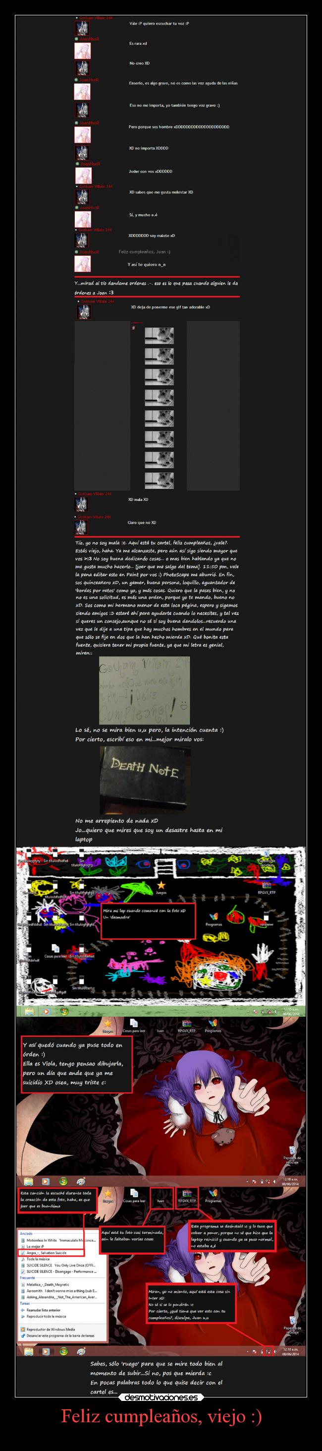 Feliz cumpleaños, viejo :) -