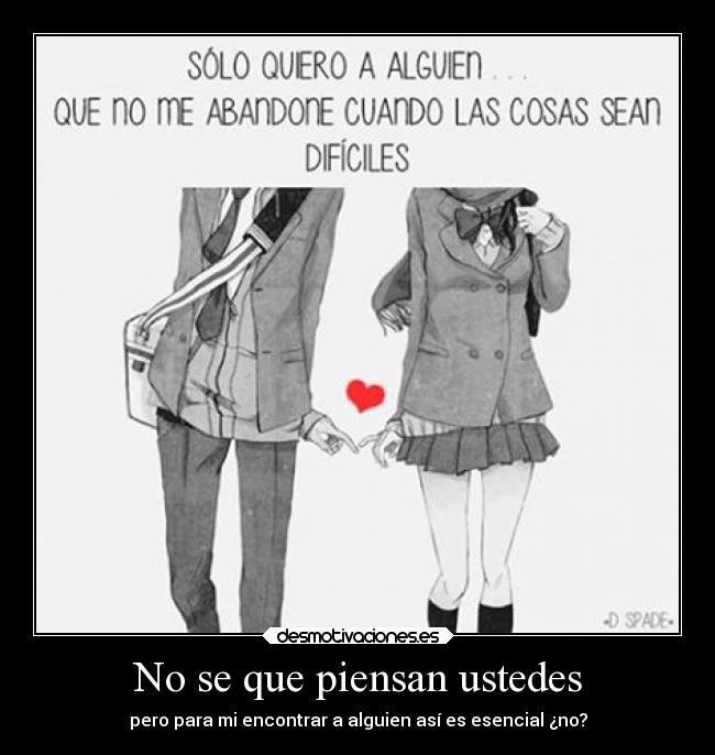 No se que piensan ustedes -