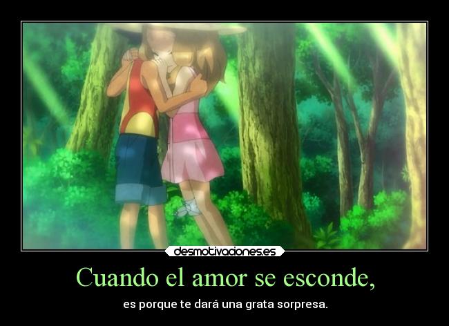 Cuando el amor se esconde, -