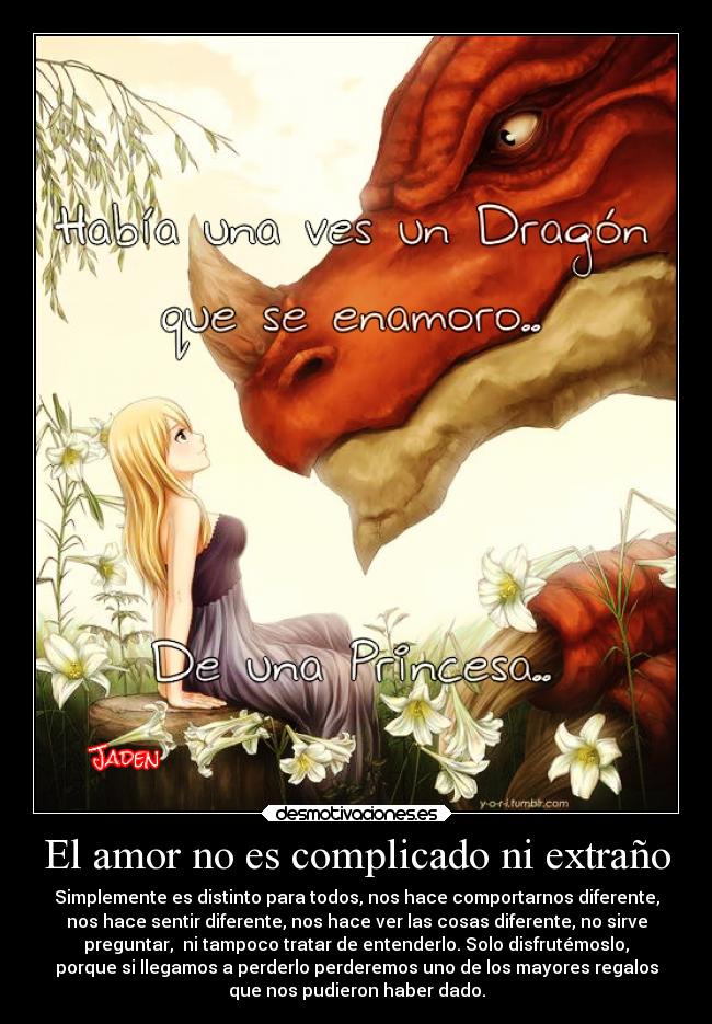 El amor no es complicado ni extraño - 