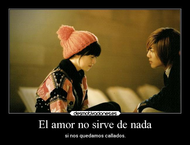 El amor no sirve de nada -