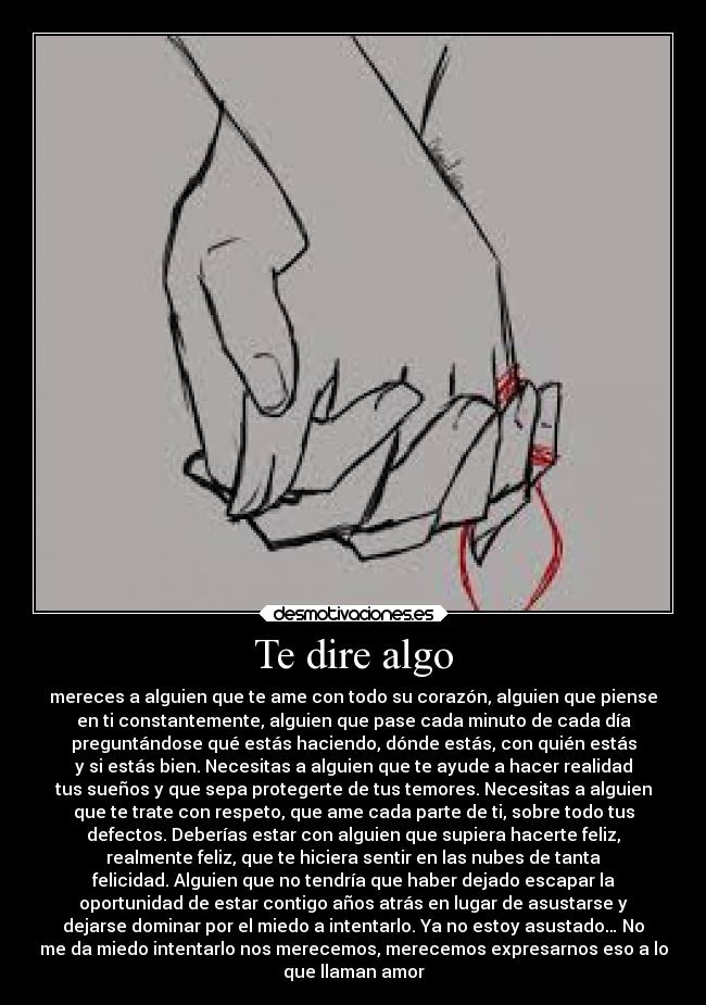 Te dire algo -