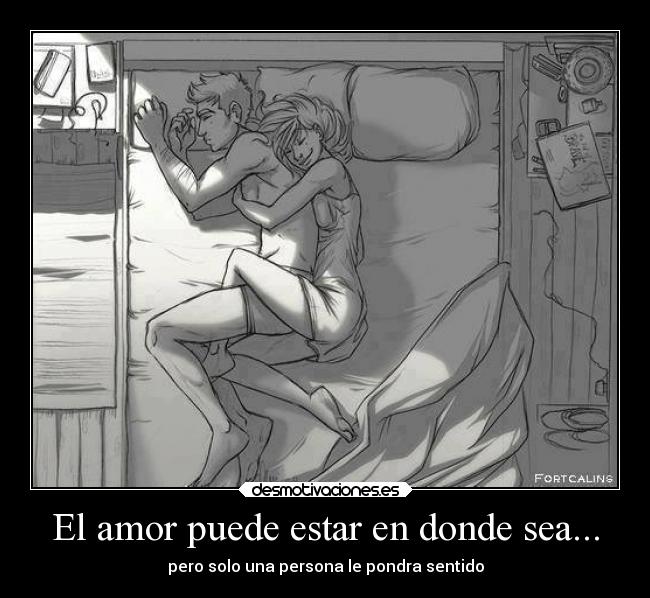 El amor puede estar en donde sea... - 