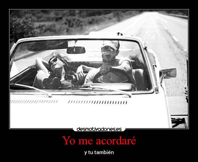 Yo me acordaré -