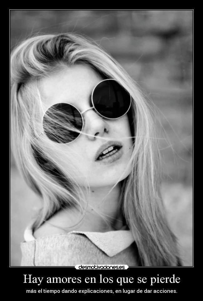 Hay amores en los que se pierde -