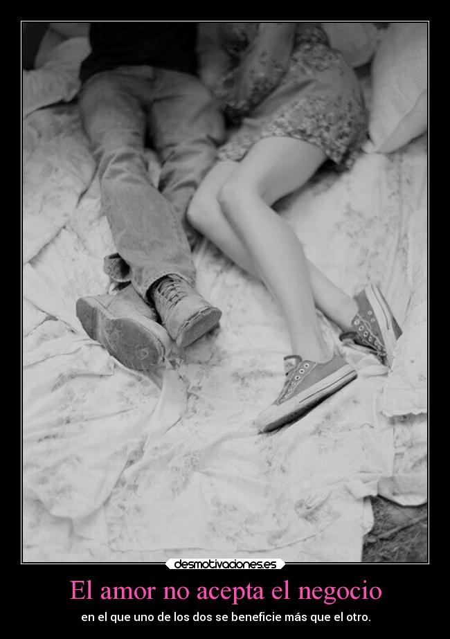 carteles amor amor negocio desmotivaciones