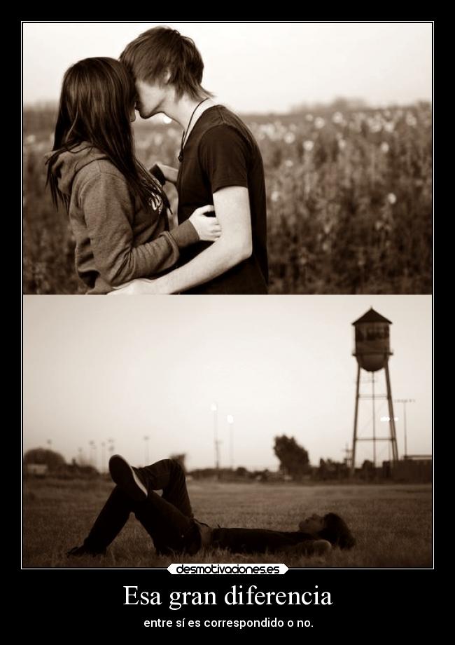 Esa gran diferencia -