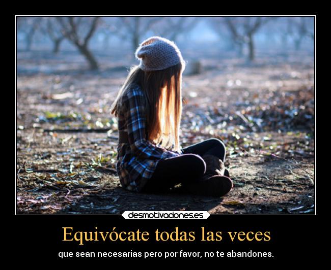 Equivócate todas las veces - 