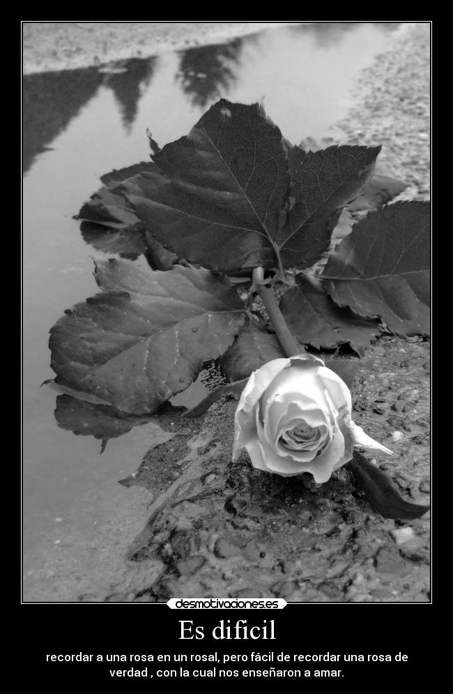 Es dificil -