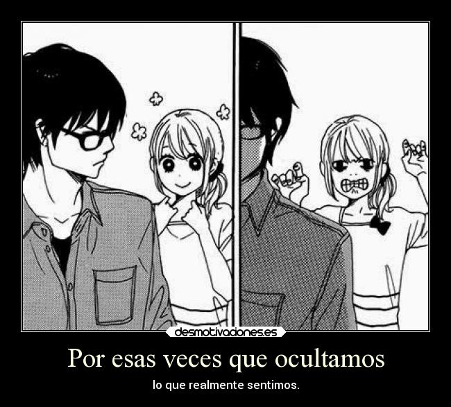 Por esas veces que ocultamos - 