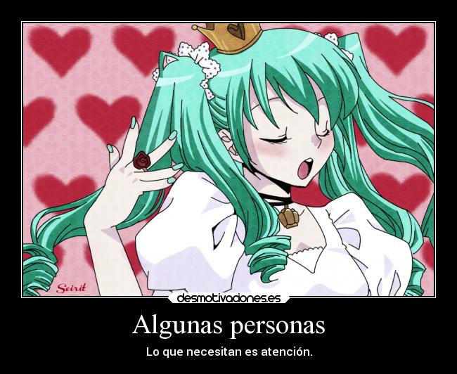 carteles anime amor miku world mine atencion seira desmotivaciones