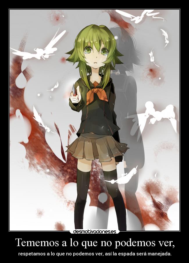 carteles anime bleach temer respetar manejar espada nover ver desmotivaciones