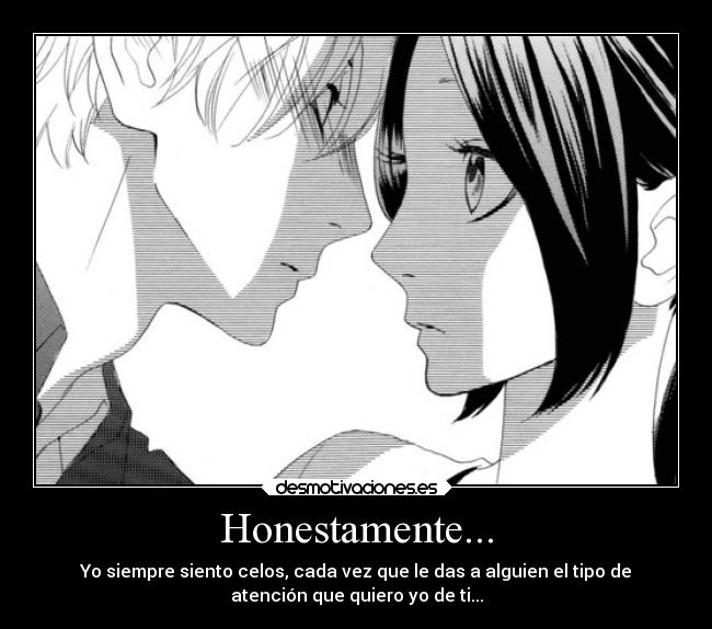 carteles anime confianza amor celos desmotivaciones