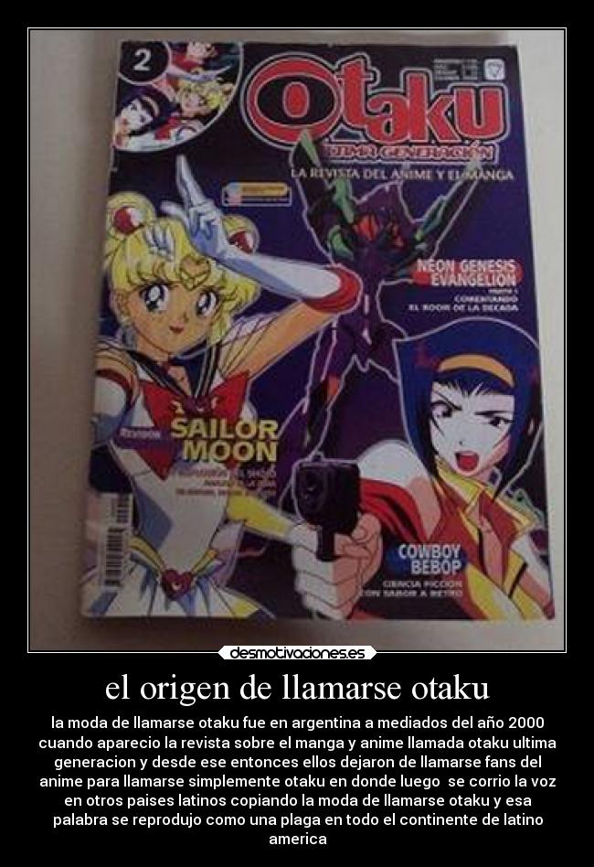 el origen de llamarse otaku -