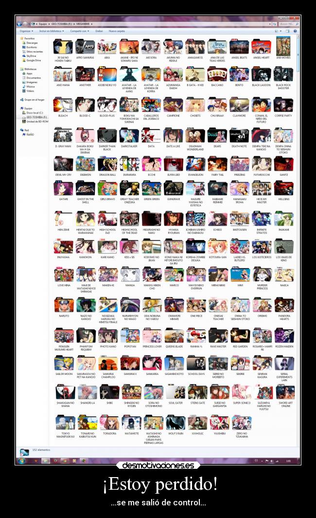 ¡Estoy perdido! - ...se me salió de control...