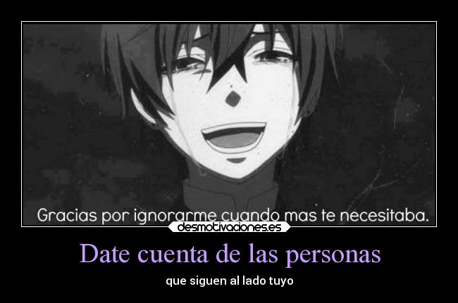 Date cuenta de las personas -