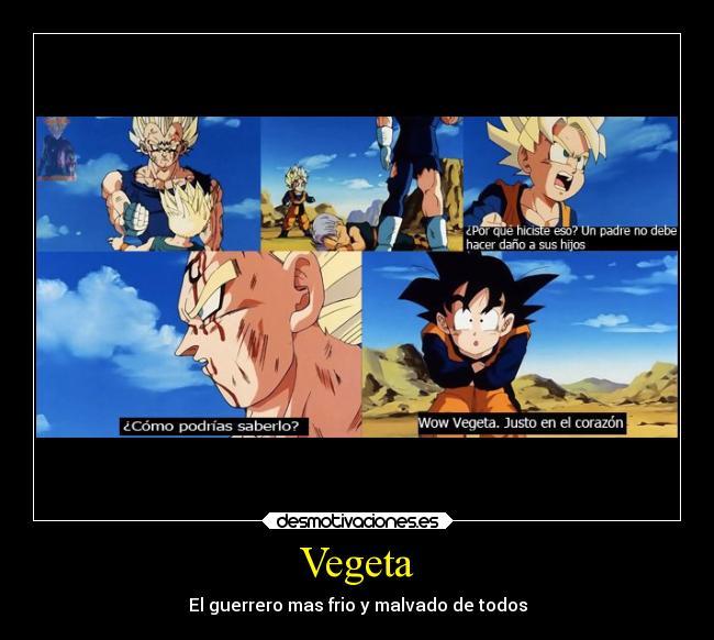 Vegeta - El guerrero mas frio y malvado de todos
