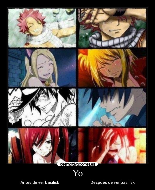 Yo - Antes de ver basilisk Después de ver basilisk
