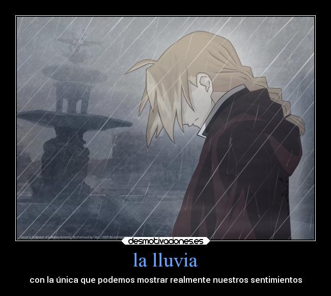 la lluvia -