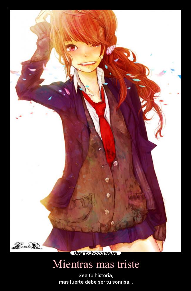 Mientras mas triste -