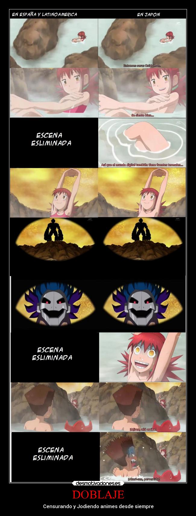 DOBLAJE - Censurando y Jodiendo animes desde siempre