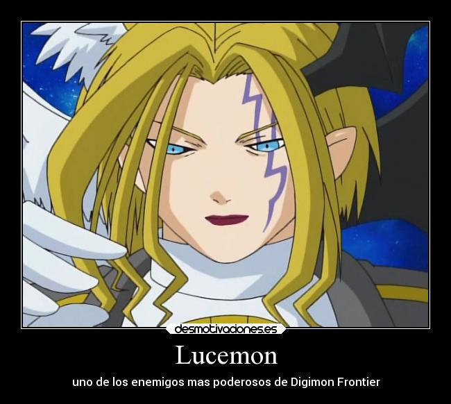 Lucemon - uno de los enemigos mas poderosos de Digimon Frontier