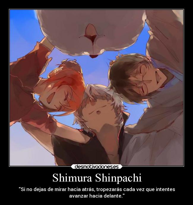carteles anime gintama shimura shinpachi sakata gintoki kagura desmotivaciones