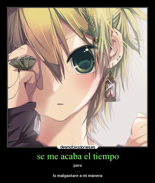 se me acaba el tiempo -
