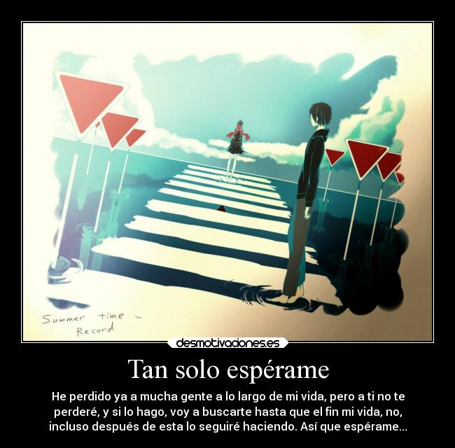 Tan solo espérame - 