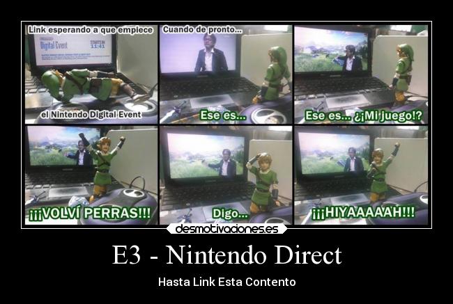 E3 - Nintendo Direct - Hasta Link Esta Contento