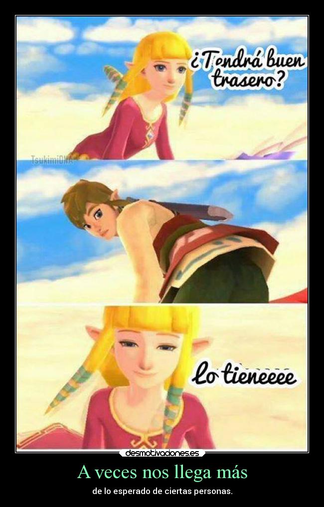 carteles anime manga otaku leyenda zelda link dat ass trasero llega mas esperado ciertas personas desmotivaciones