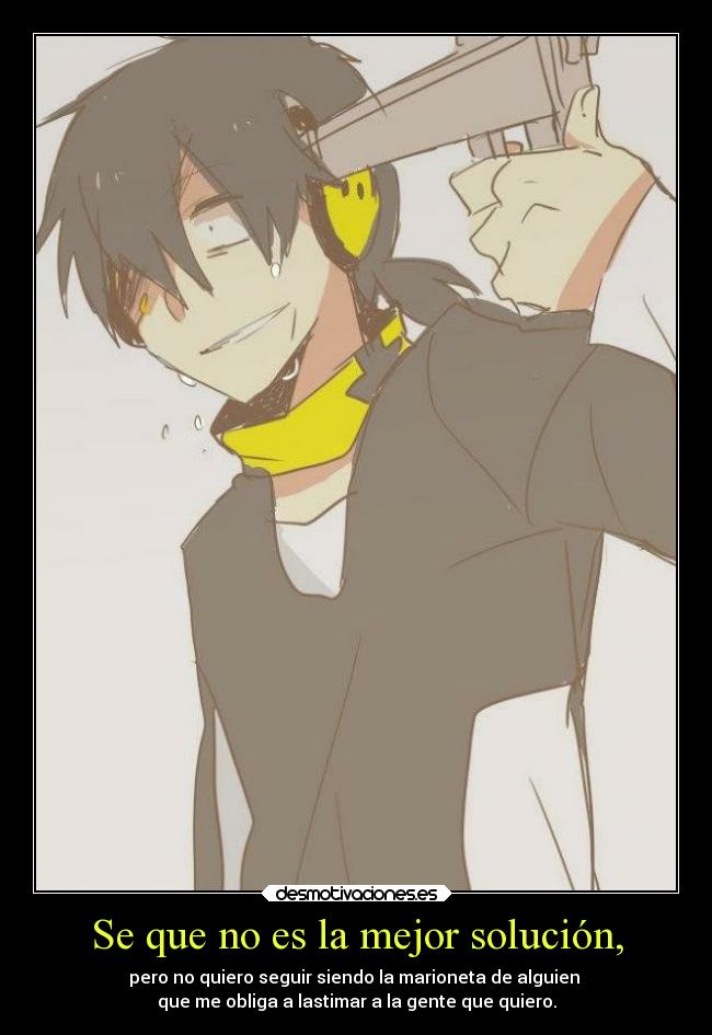 Se que no es la mejor solución, -