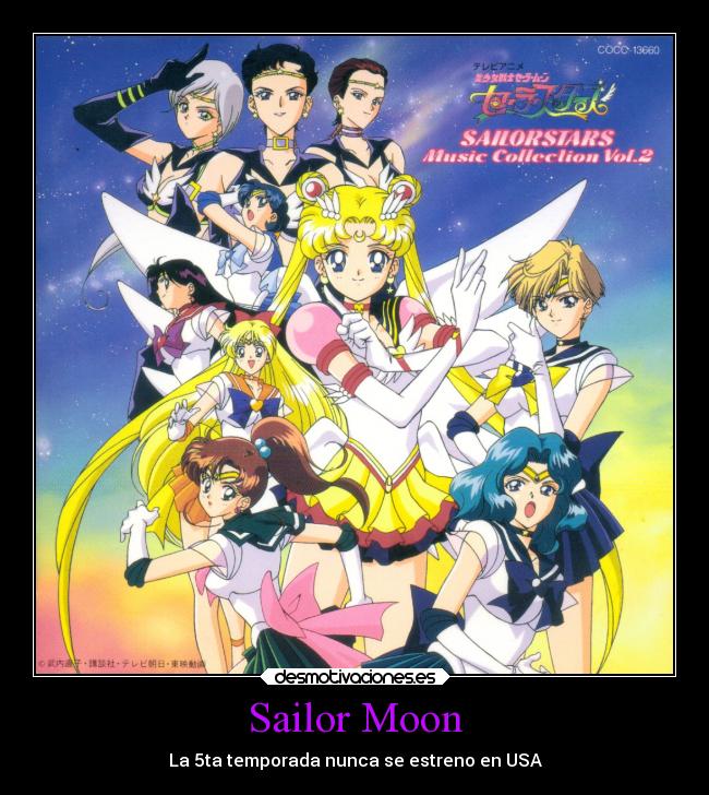 Sailor Moon - La 5ta temporada nunca se estreno en USA