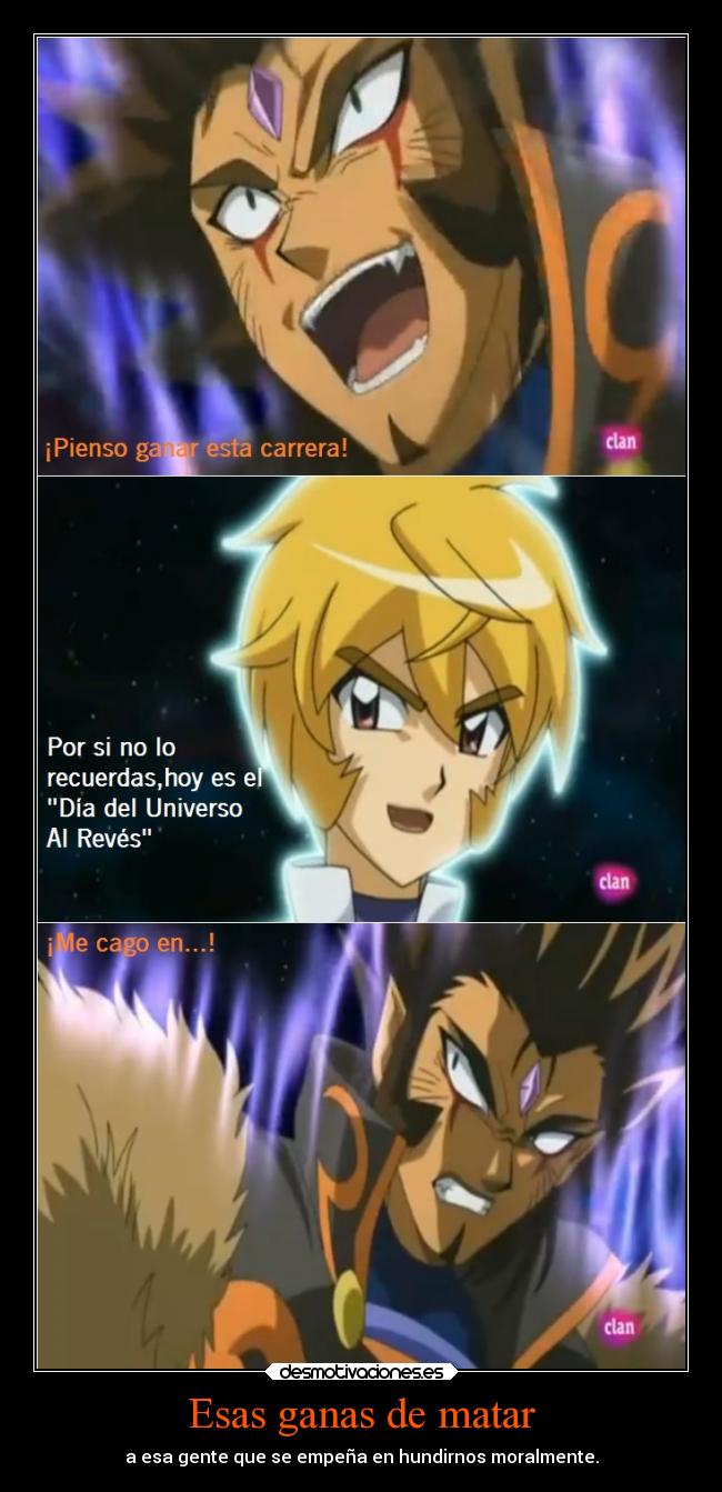 Esas ganas de matar -